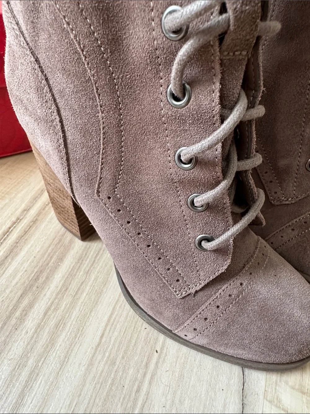 Carlos by Carlos Santana Brown Over-the-Knee Lace-Up Block Heel Boots